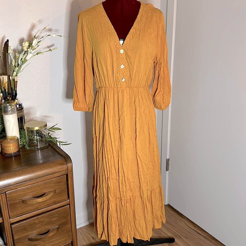 YELLOW SUMMER DRESS